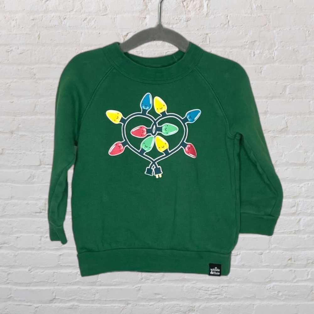 Whistle & Flute Kawaii Christmas Lights Sweater